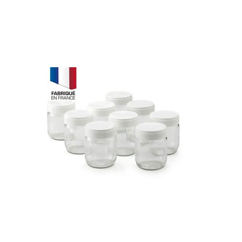 Lot 9 pots yaourts - Maison Habiague