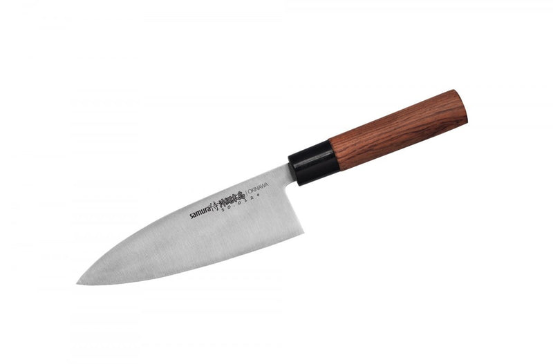 Couteau OKINAWA Deba Knife 17cm SAMURA - Maison Habiague