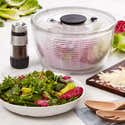 Essoreuse à Salade 4L Sans BPA – Plastique Léger, Compatible Lave-vaisselle, Pour Légumes, Fruits, Pâtes - 8