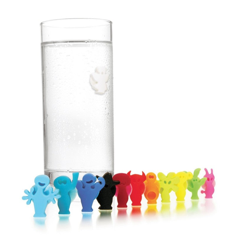Marque-verres 12 figurines “Party People“ - Maison Habiague