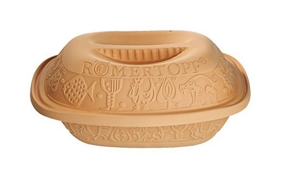 Römertopf Cocotte Rustico In Terracotta - 2,5 Kg, Per 2-4 Persone, Cucina Sana - Foto 4