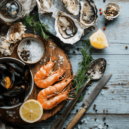 Poissons & crustacés - Découvrez notre collection