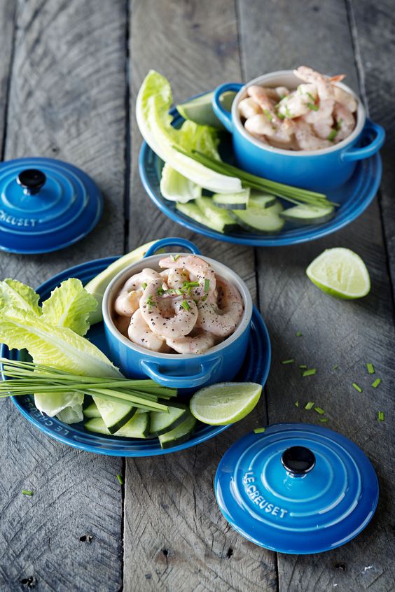 Mini cocotte céramique 10cm azur