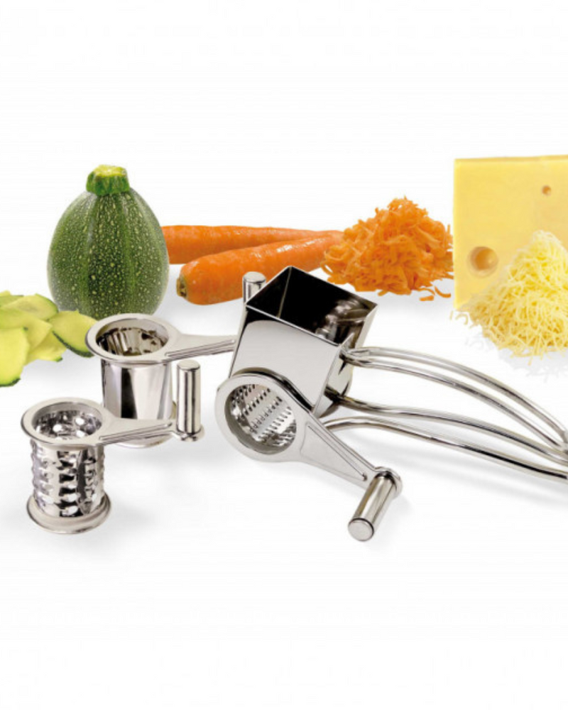 Râpe à fromage 3 tambours inox Tellier | Précision et Efficacité
