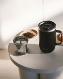 Mug Tisanière Isotherme avec Filtre - Qwetch - 470ml - Disponible en 4 Couleurs : Rose, Bleu, Vert, Noir