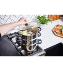 Cuit vapeur inox Polo 24cm