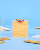  Porte cure-dents crabe Sebastian Balvi rouge avec effet magique, idéal pour décorer votre table avec originalité.