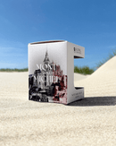 Boite du verre Mont Saint Michel sur le sable