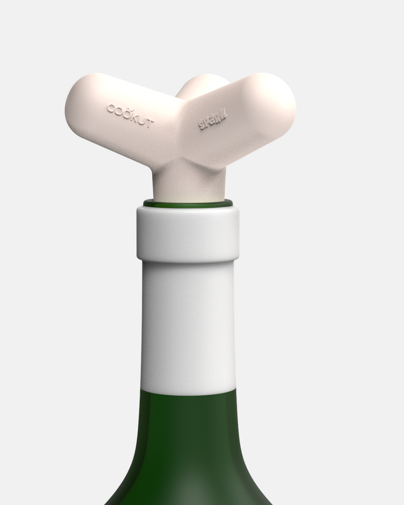 Bouchon SPARK blanc, le bouchon universel de chez Cookut