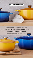 Cocotte Ronde Le Creuset – Fonte Émaillée Noir Mat, du 20 cm au 28 cm