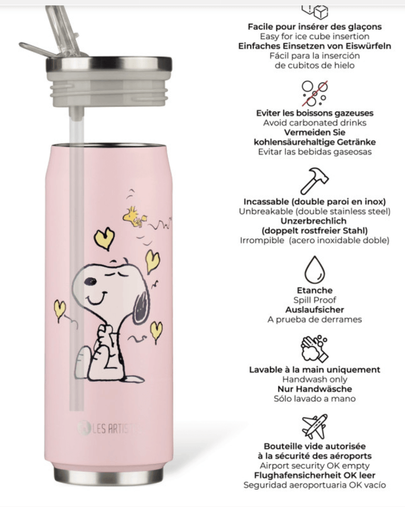 Caractéristiques Gourde isotherme Snoopy ENJOY