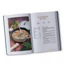 Livre recettes La Fabuleuse poêle featuring a recipe for Blanquette de Veau with ingredients and preparation instructions.