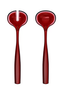 Couverts Dolcevita rouge