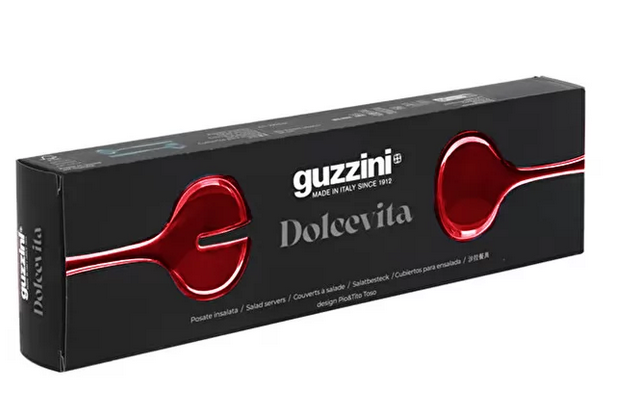 Couverts Dolcevita rouge