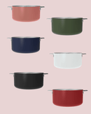 déclinaison des couleurs pour la casserole la merveilleuse de cookut