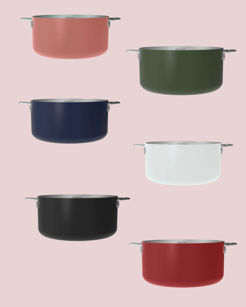 déclinaison des couleurs pour la casserole la merveilleuse de cookut