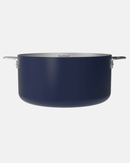 Casserole inox 20 cm myrtille Cookut La Merveilleuse, colorée et compatible tous feux, avec poignées amovibles.