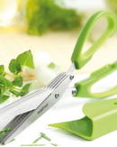 Ciseaux à herbes MASTRAD - 5 Lames avec support 