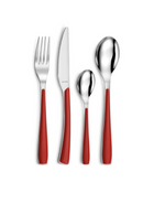 Ménagère Zéphyr soie rouge 24 pièces