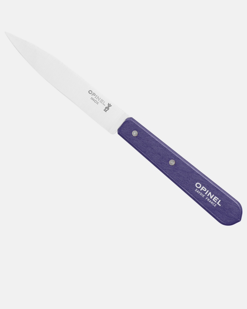 Couteau d’office Opinel N°112 avec lame inox et manche en bois verni violet