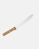 Couteau à pain Opinel N°116 Parallèle avec lame dentée de 21 cm et manche en bois de hêtre verni.