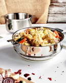 Le cuit vapeur universel Cristel Mutine amovible est en inox 18/10 finition brillante qui s'adapte sur les casseroles, marmites et faitouts amovible Mutine Cristel.