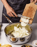 Sauteuse Cristel Castel’Pro en inox utilisée en cuisine – tous feux dont induction