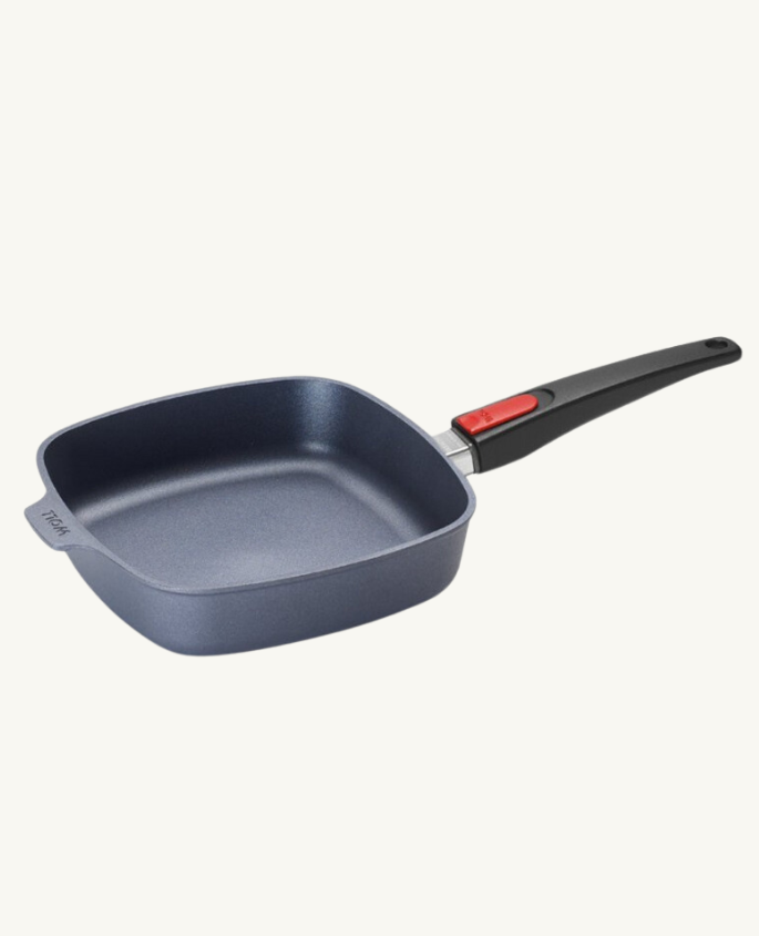 Poêle carrée amovible anti-adhérent Diamond Lite induction