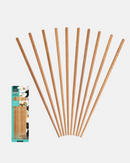 Lot de 10 Baguettes en Bambou – Réutilisables et Écologiques