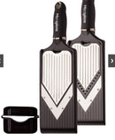 Mandoline en V avec lame à julienne, réglable, en acier inoxydable ultra tranchant, pour couper les légumes.