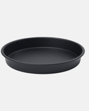 Moule rond noir 20 cm antiadhésif pour air fryer et four traditionnel.