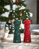 Moulin à poivre Peugeot Paris-rama 18 cm en bois coloré, mécanisme en acier haute résistance, mouture réglable, idéal pour poivre noir, blanc, vert ou rouge, fabrication française.