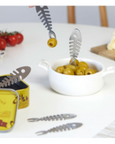 Pics Apéritif Sardines, set de 6, pour servir des amuse-bouches avec originalité et fun lors de vos apéritifs.