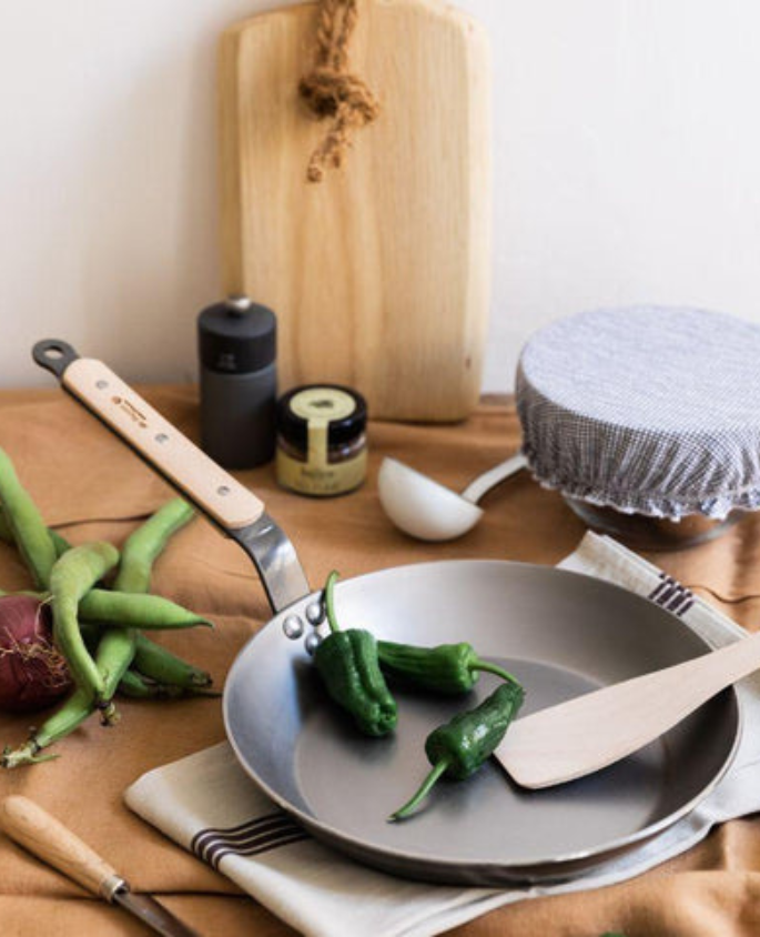 Poêle ronde MINERAL B BOIS – De Buyer (acier, cire d’abeille)