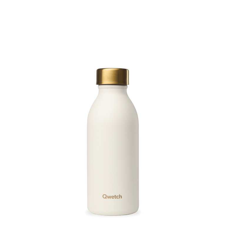 Bouteille Isotherme Icon Sable & Or ou Violet & or 500 ml - 24h Froid / 12h Chaud - Qwetch