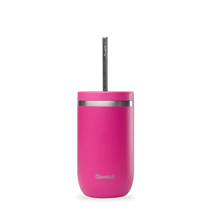 Mug Isotherme Cold Cup Qwetch 470 ml – Coloris Magenta
