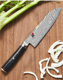 Santoku 5000 FCD Miyabi sur planche