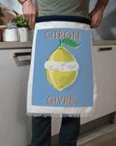 Tablier Tableau Citron Givré Cookut par Lucia Calfapietra
