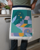 Tablier Tableau Tomalater de Cookut, forme géométrique.