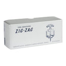 Boîte du tire-bouchon ZIG ZAG avec design breveté pour ouvrir facilement les bouteilles de vin.