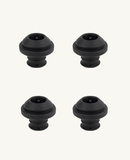 Lot de 4 bouchons Pompe à vide Preserve Peugeot, conçus pour conserver la fraîcheur et les arômes des vins ouverts en évitant l'oxydation.