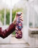 Bouteille isotherme Qwetch Originals Bohème Prune 500 ml, conserve boissons froides 24h