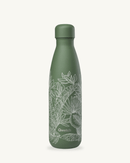 Bouteille design Qwetch Jungle sans BPA, idéale pour boissons chaudes et froides
