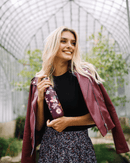 Bouteille isotherme Qwetch 500 ml Bohème Prune avec bouchon étanche et acier inoxydable