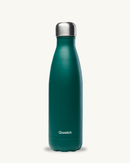 Bouteille design Qwetch Vert Emeraude sans BPA, idéale pour boissons chaudes et froides