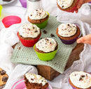 12 mini moules muffins pliable en silicone