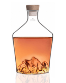 Détail du relief Mont Everest à l’intérieur de la carafe – verre borosilicate soufflé main