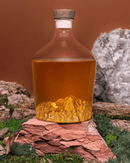 Carafe Topographic Mont Blanc utilisée en décoration– objet design pour spiritueux