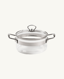 Faitout en verre 2.5L Belissam Mastrad, résistant et pratique, pour des cuissons saines et savoureuses.
