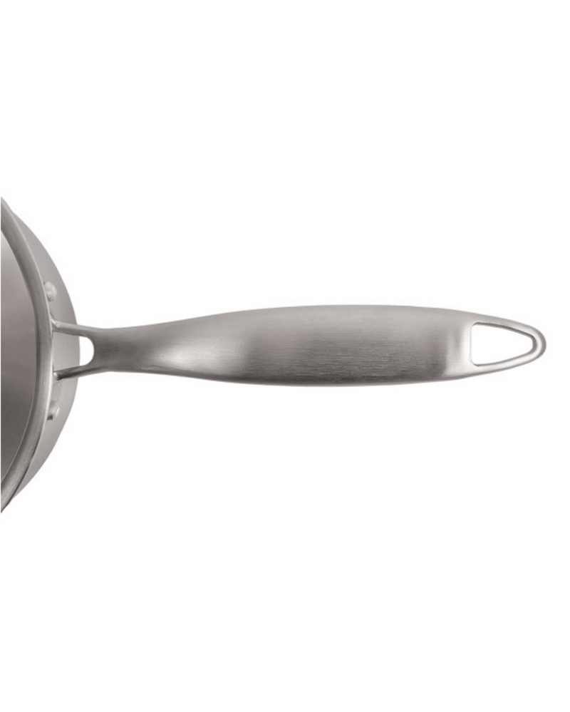 Poignée inox rivetée des casseroles Cuisinox – prise sûre et durable